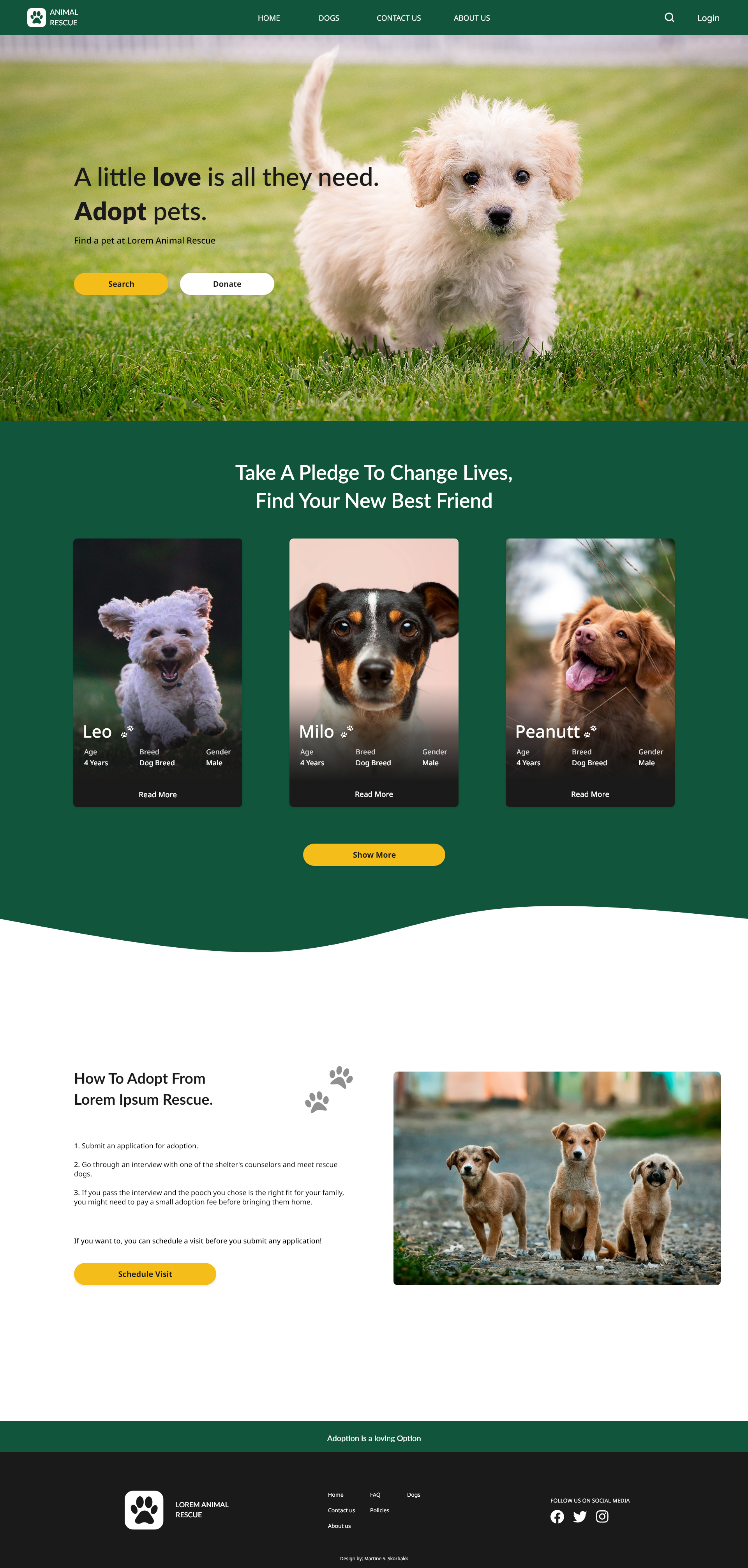 new homepage