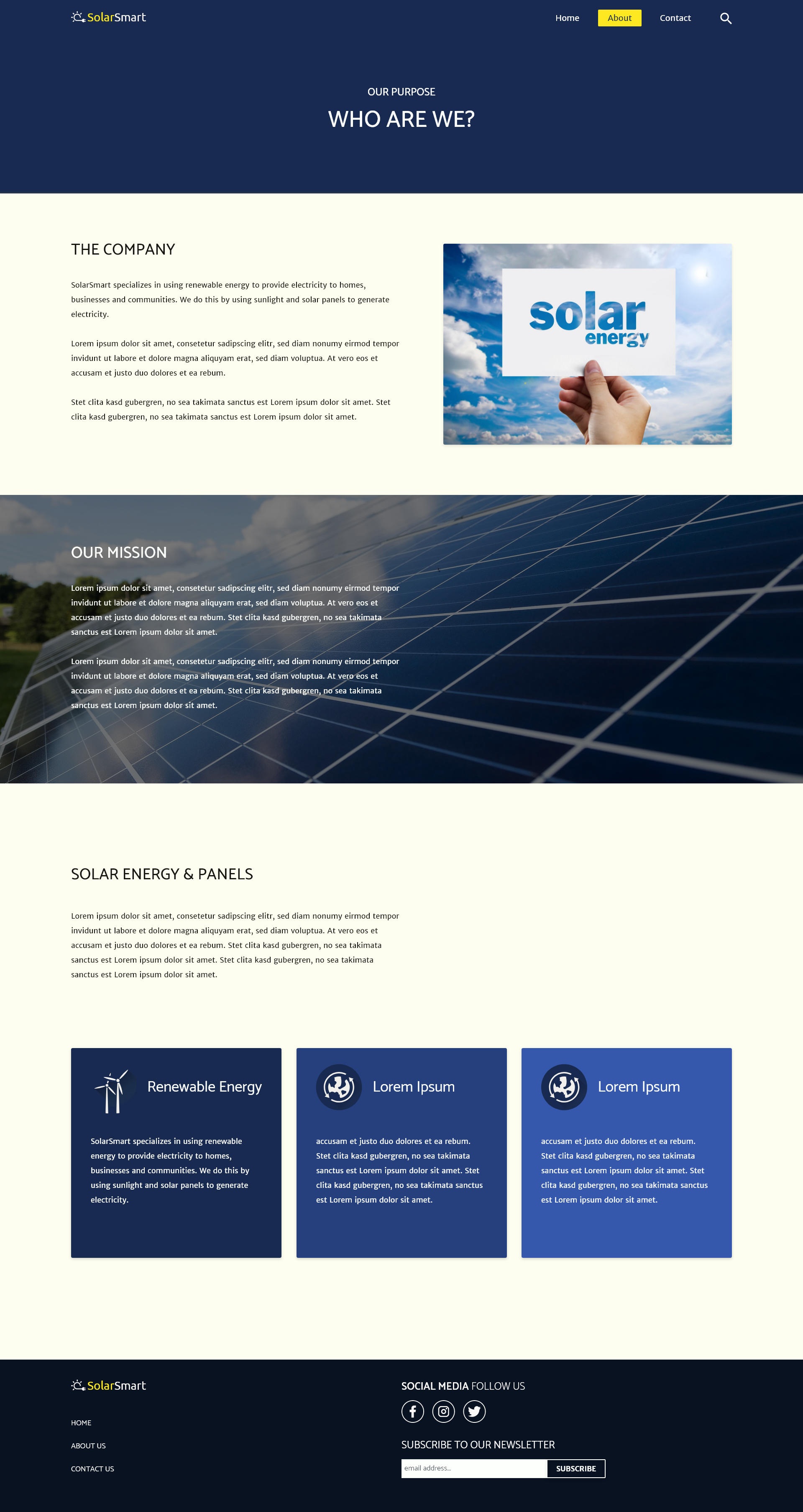 solarsmart new about page