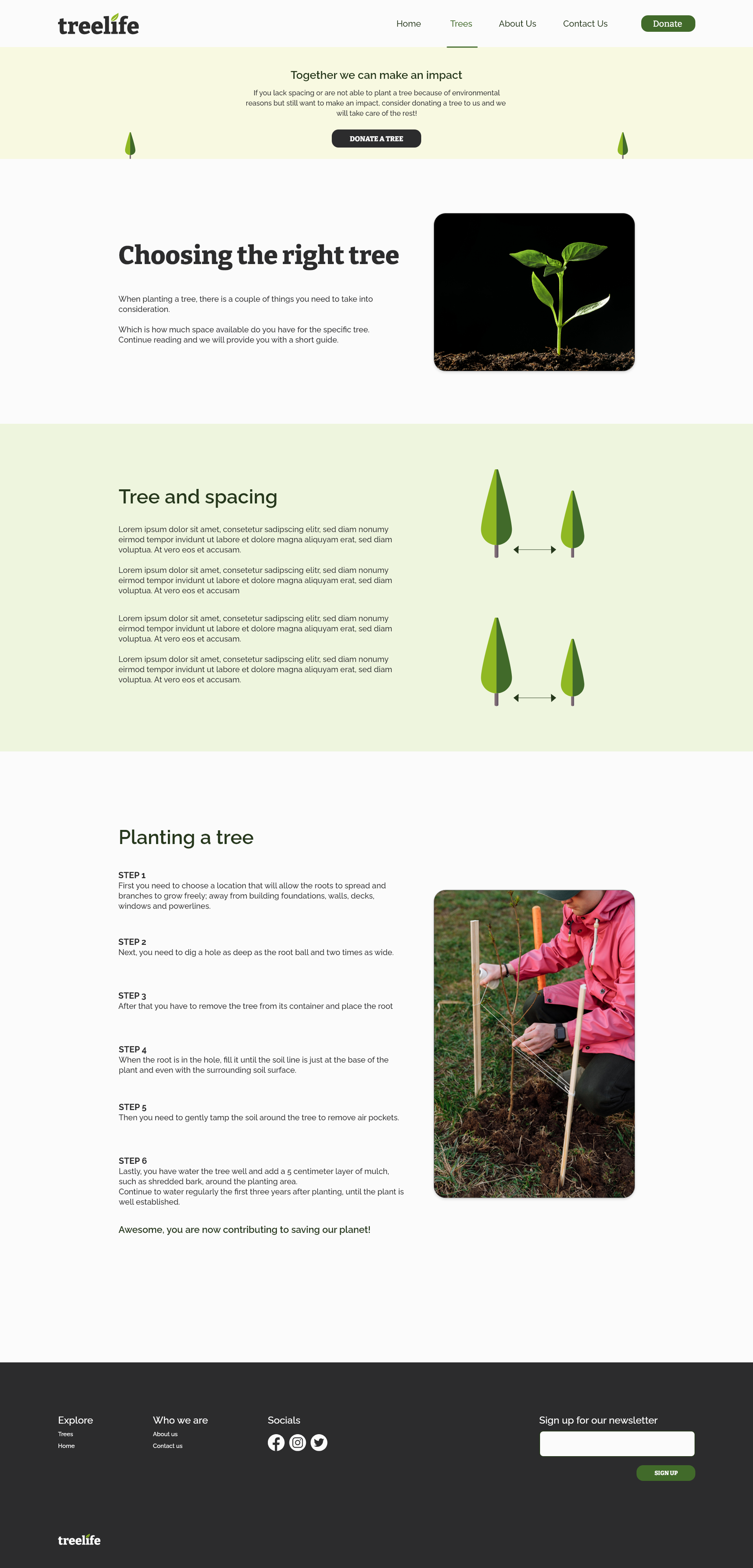new treespage